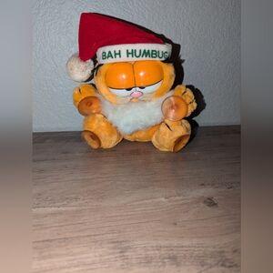 Vintage 1981 Garfield Bah HumBug! Stuck On You Plush